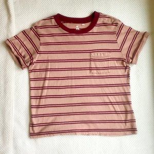 Me to We Red Striped Shirt